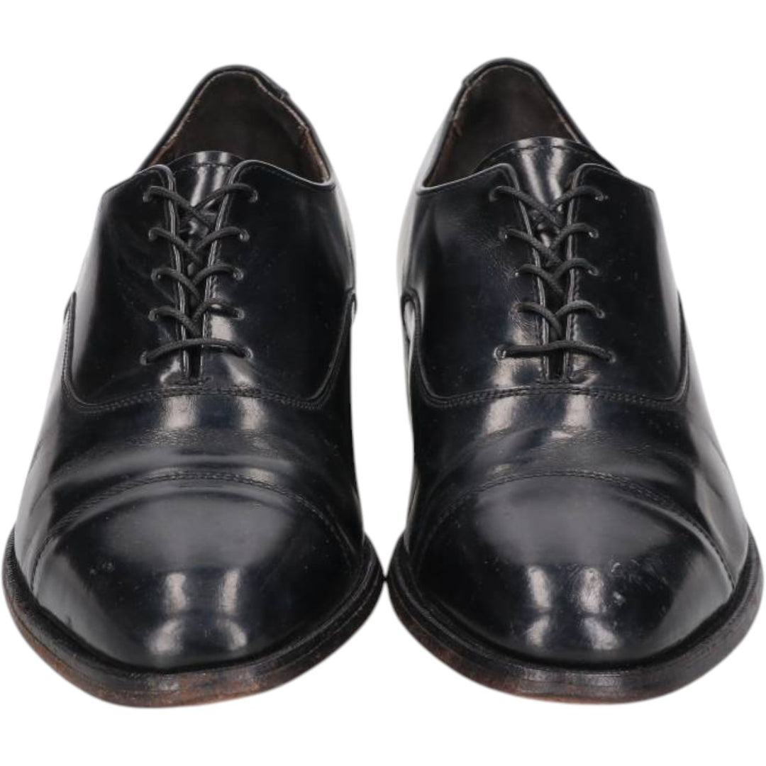 Bostonian Straight Tip Shoes, Made in USA Men's 26.5cm unclear black type Vintage Second Hand
