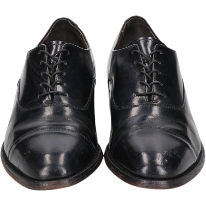 Bostonian Straight Tip Shoes, Made in USA Men's 26.5cm unclear black type Vintage Second Hand