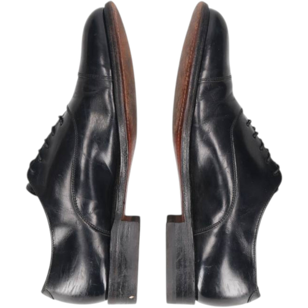 Bostonian Straight Tip Shoes, Made in USA Men's 26.5cm unclear black type Vintage Second Hand