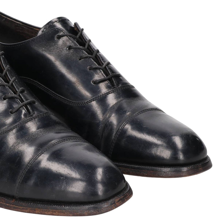 Bostonian Straight Tip Shoes, Made in USA Men's 26.5cm unclear black type Vintage Second Hand