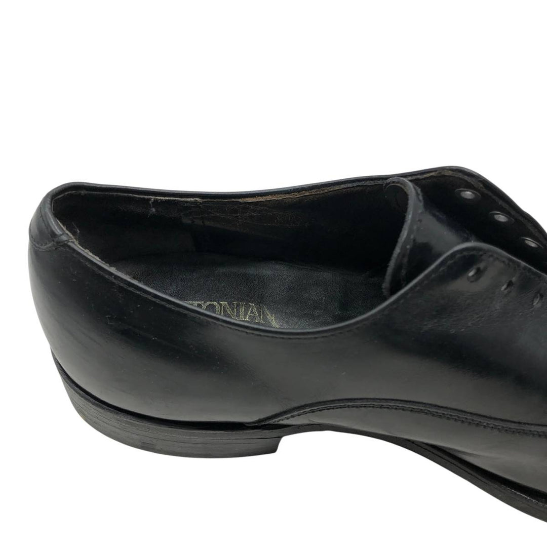 Bostonian Straight Tip Shoes, Made in USA Men's 26.5cm unclear black type Vintage Second Hand