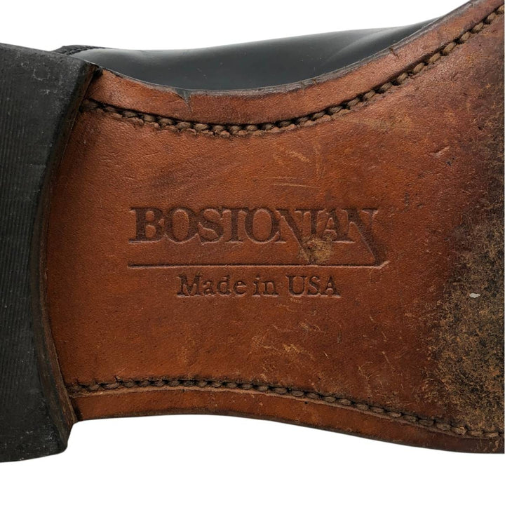 Bostonian Straight Tip Shoes, Made in USA Men's 26.5cm unclear black type Vintage Second Hand