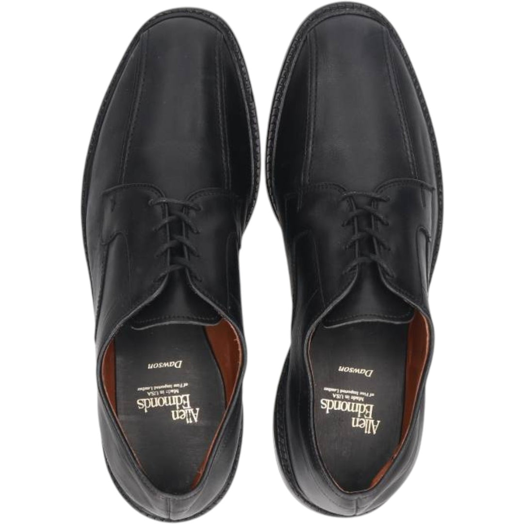 Allen Edmonds Dawson Swirl Moccasin Shoes, Made in USA, Size 9 1/2 D Men's 27.5cm genuine leather black type Vintage Second Hand