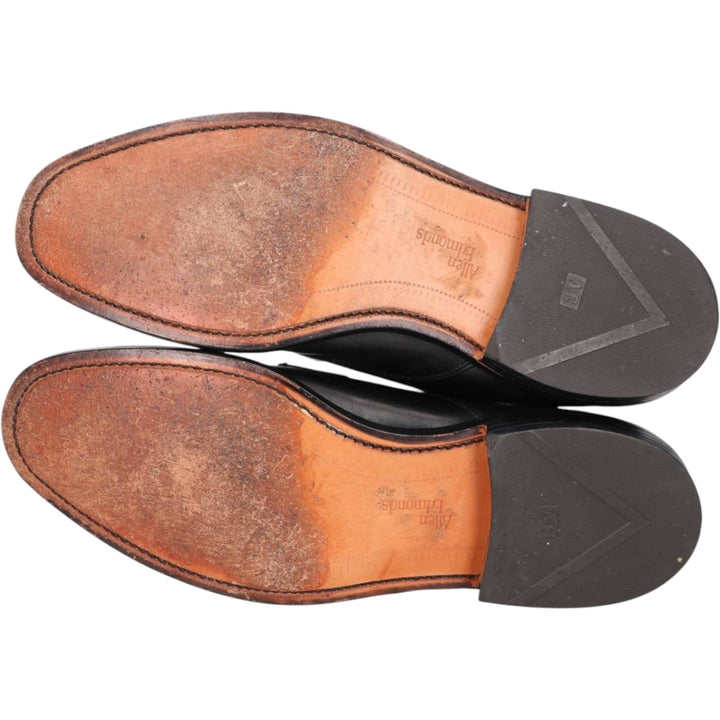 Allen Edmonds Dawson Swirl Moccasin Shoes, Made in USA, Size 9 1/2 D Men's 27.5cm genuine leather black type Vintage Second Hand