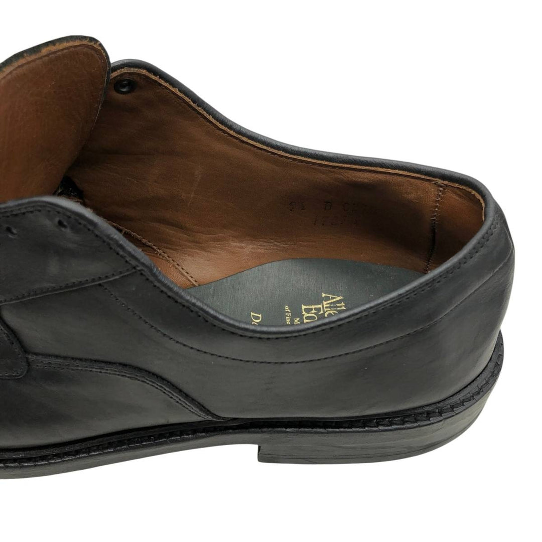 Allen Edmonds Dawson Swirl Moccasin Shoes, Made in USA, Size 9 1/2 D Men's 27.5cm genuine leather black type Vintage Second Hand