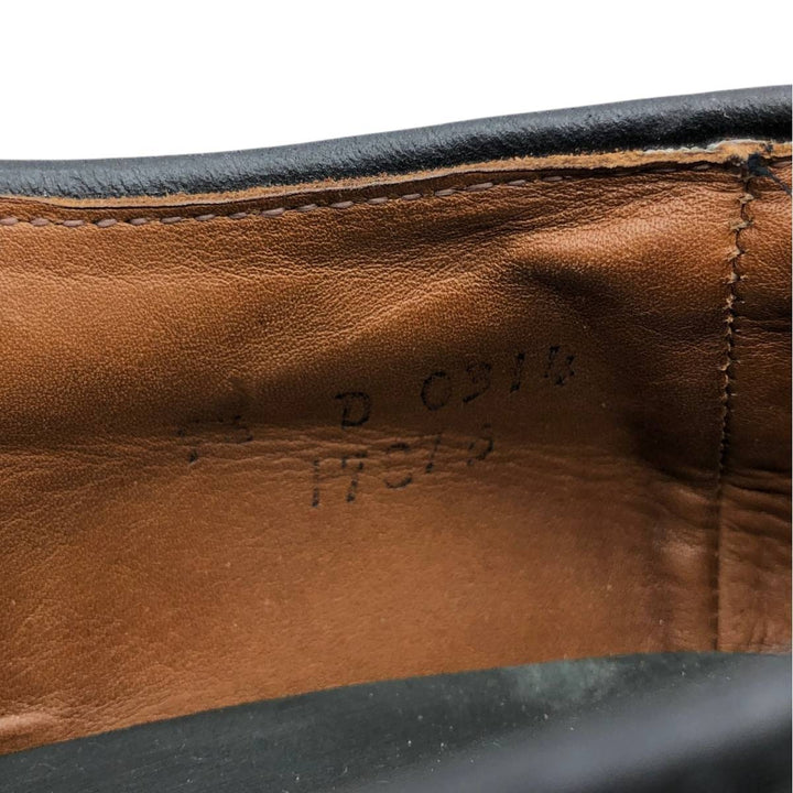 Allen Edmonds Dawson Swirl Moccasin Shoes, Made in USA, Size 9 1/2 D Men's 27.5cm genuine leather black type Vintage Second Hand