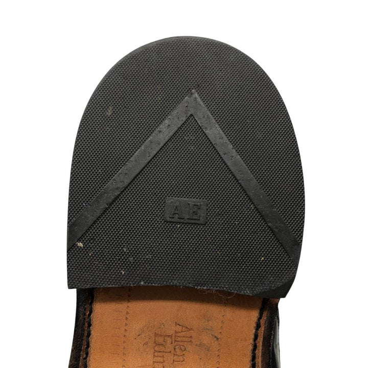 Allen Edmonds Dawson Swirl Moccasin Shoes, Made in USA, Size 9 1/2 D Men's 27.5cm genuine leather black type Vintage Second Hand