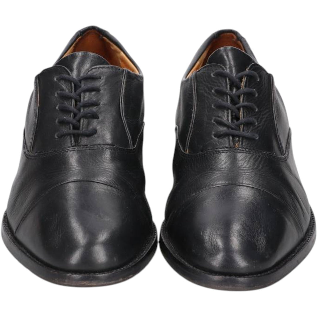 Grenson straight-tip shoes, made in England, size 7.5 E Men's 25.5cm unclear black type Vintage Second Hand