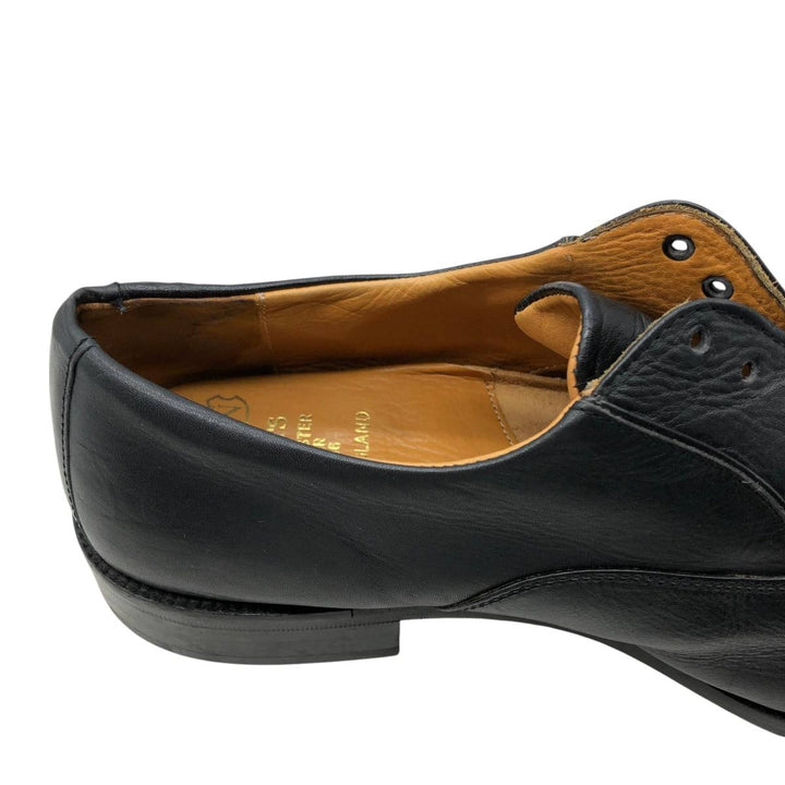 Grenson straight-tip shoes, made in England, size 7.5 E Men's 25.5cm unclear black type Vintage Second Hand