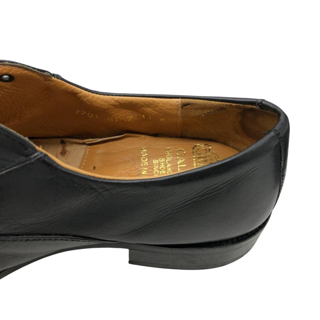 Grenson straight-tip shoes, made in England, size 7.5 E Men's 25.5cm unclear black type Vintage Second Hand