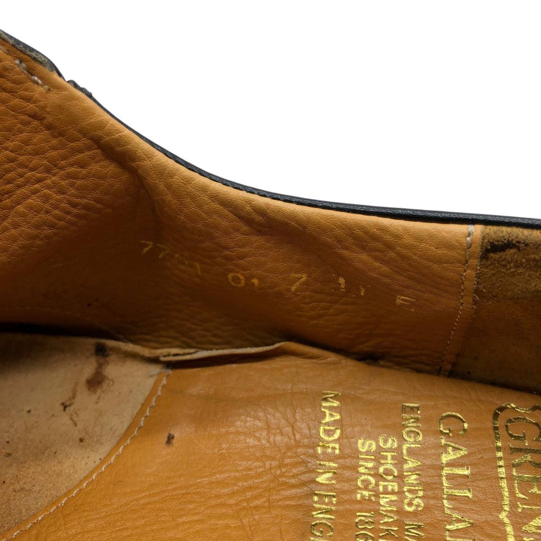 Grenson straight-tip shoes, made in England, size 7.5 E Men's 25.5cm unclear black type Vintage Second Hand
