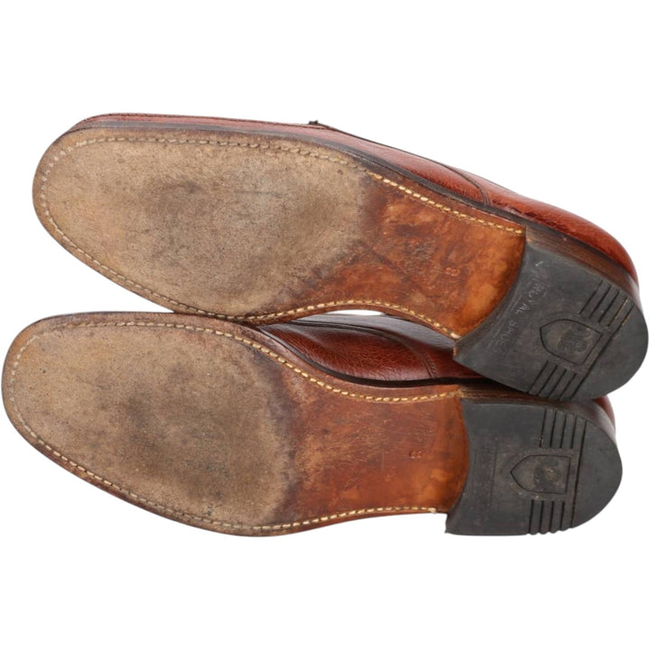 Van Bommel U-tip shoes, size 8 Men's 26.0cm genuine leather red type reddish brown Vintage Second Hand