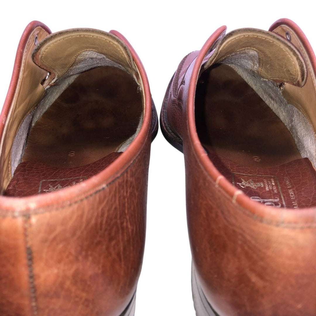 Van Bommel U-tip shoes, size 8 Men's 26.0cm genuine leather red type reddish brown Vintage Second Hand