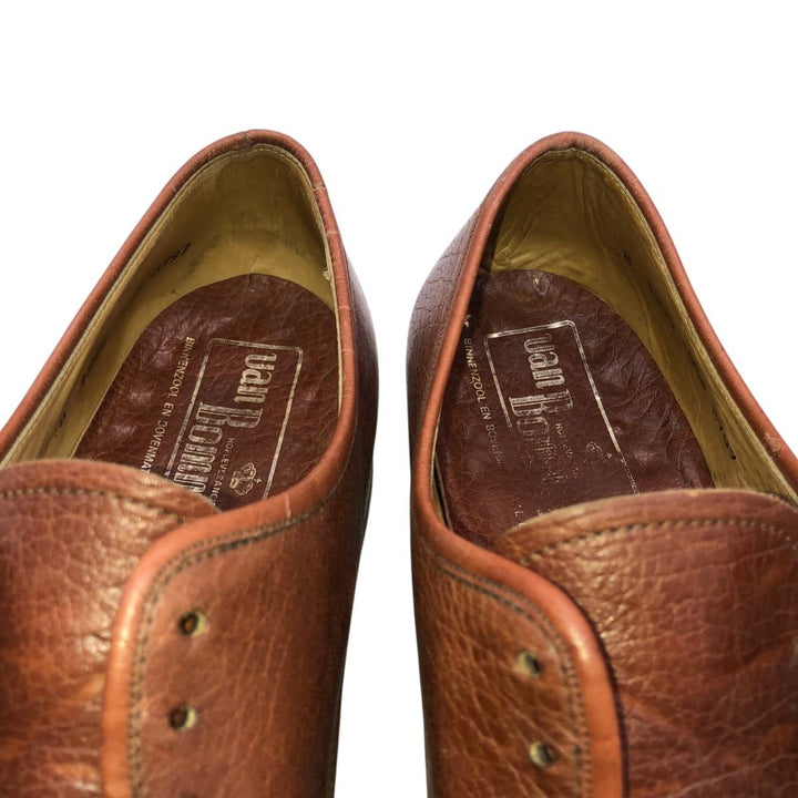 Van Bommel U-tip shoes, size 8 Men's 26.0cm genuine leather red type reddish brown Vintage Second Hand