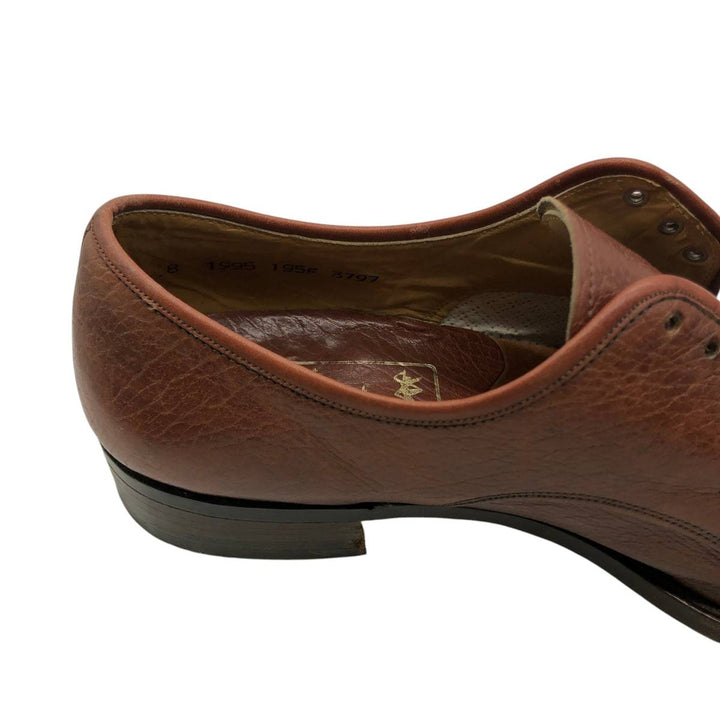 Van Bommel U-tip shoes, size 8 Men's 26.0cm genuine leather red type reddish brown Vintage Second Hand