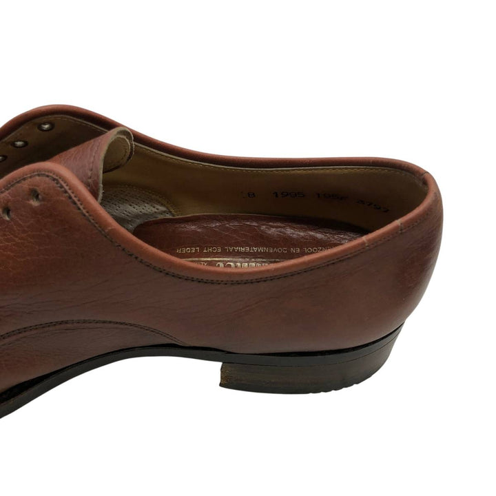 Van Bommel U-tip shoes, size 8 Men's 26.0cm genuine leather red type reddish brown Vintage Second Hand
