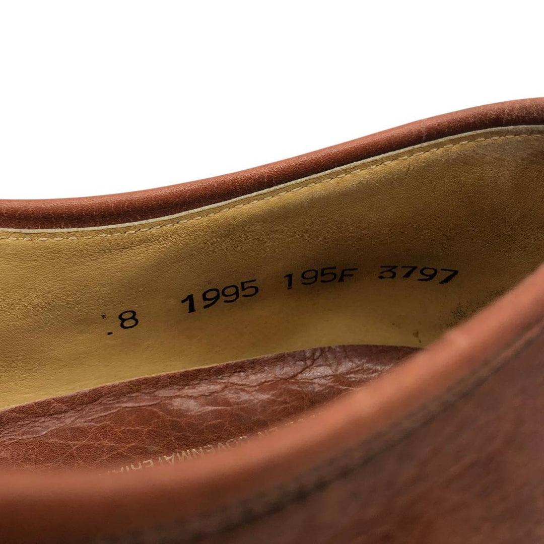 Van Bommel U-tip shoes, size 8 Men's 26.0cm genuine leather red type reddish brown Vintage Second Hand