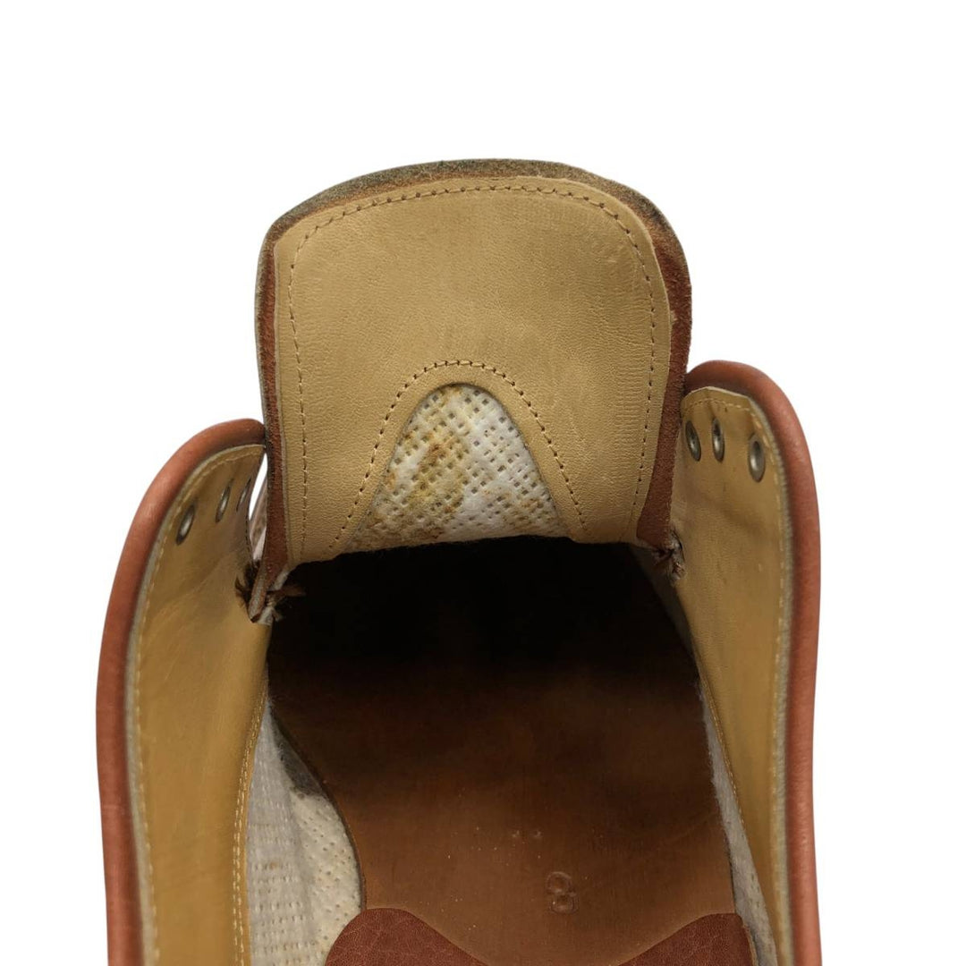 Van Bommel U-tip shoes, size 8 Men's 26.0cm genuine leather red type reddish brown Vintage Second Hand