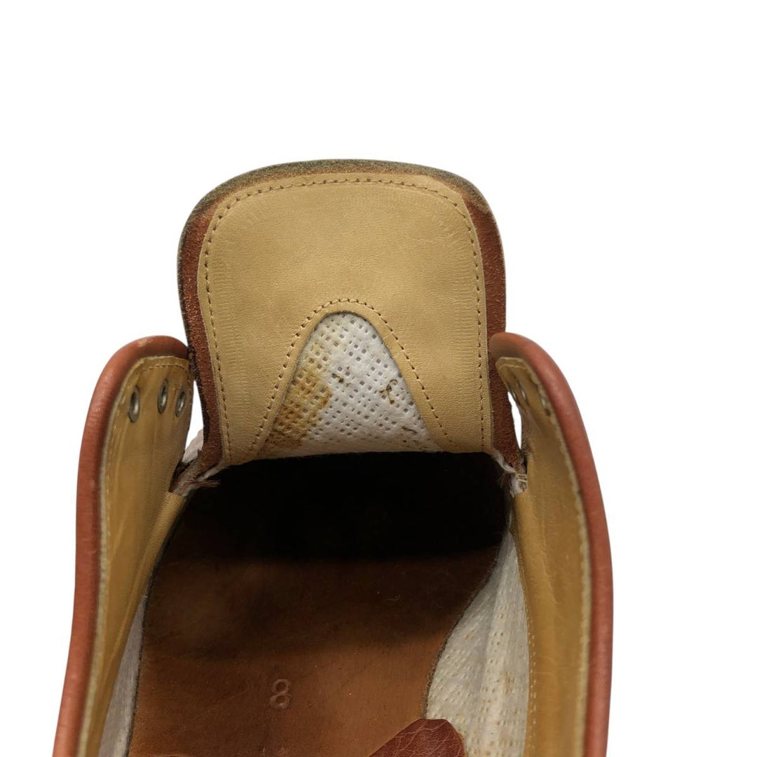 Van Bommel U-tip shoes, size 8 Men's 26.0cm genuine leather red type reddish brown Vintage Second Hand