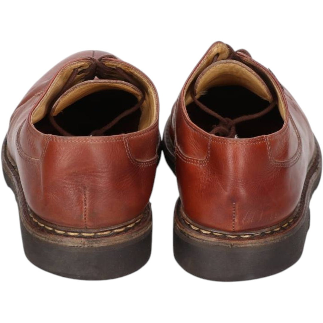 Paraboot Griff II U-tip shoes, made in France, size 8R Men's 26.5cm genuine leather brown type Vintage Second Hand