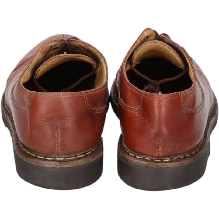 Paraboot Griff II U-tip shoes, made in France, size 8R Men's 26.5cm genuine leather brown type Vintage Second Hand