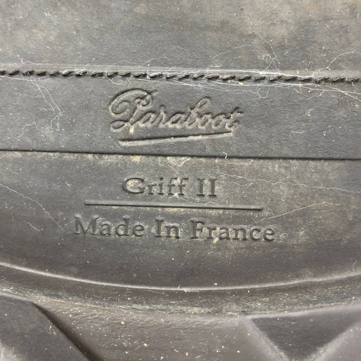 Paraboot Griff II U-tip shoes, made in France, size 8R Men's 26.5cm genuine leather brown type Vintage Second Hand