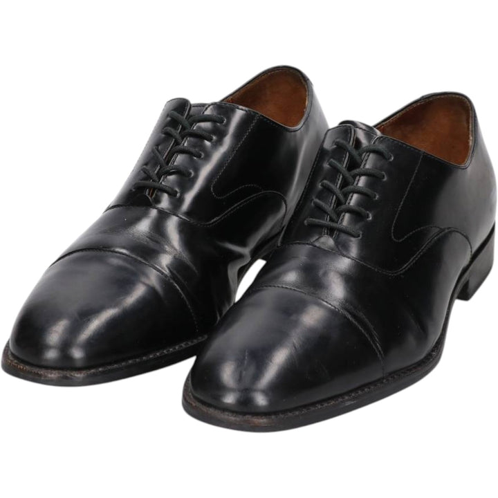1990s Cole Haan Straight Tip Shoes, Size 10 1/2M (Men's equivalent to 11.2"), Vintage /saa015366 Men's 28.5cm unclear black type Vintage Second Hand