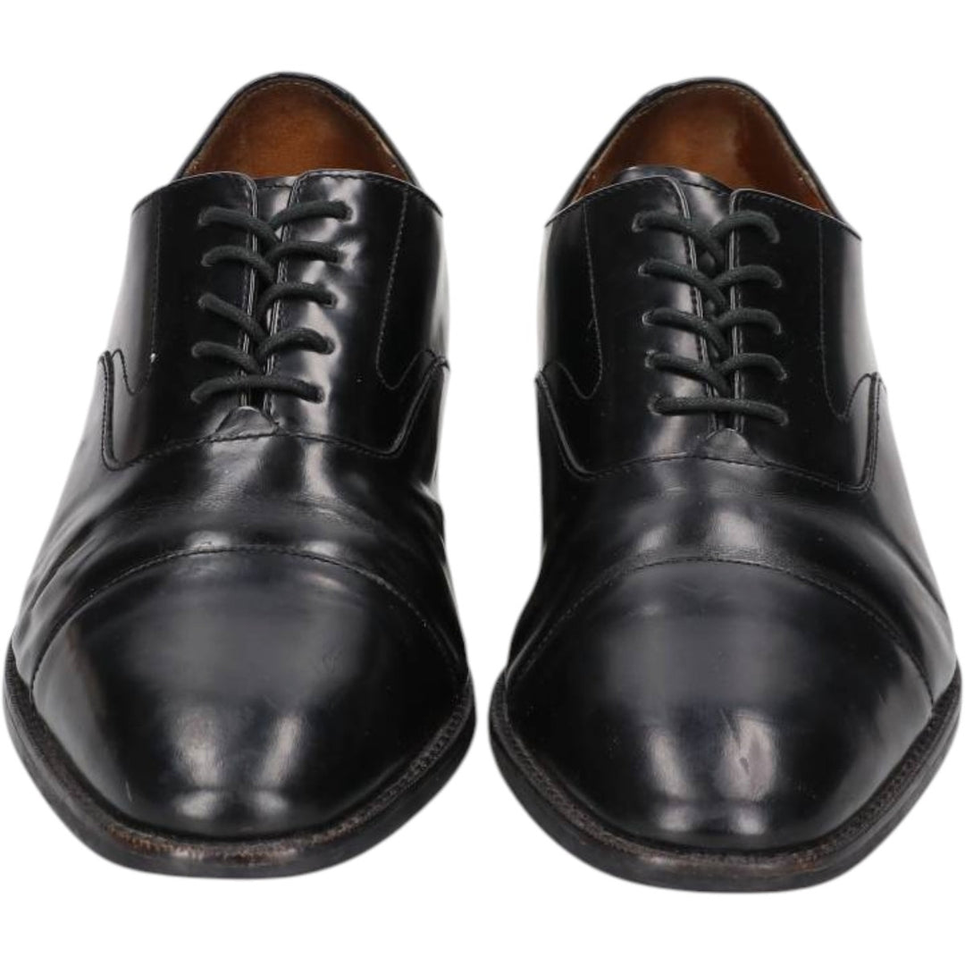 1990s Cole Haan Straight Tip Shoes, Size 10 1/2M (Men's equivalent to 11.2"), Vintage /saa015366 Men's 28.5cm unclear black type Vintage Second Hand