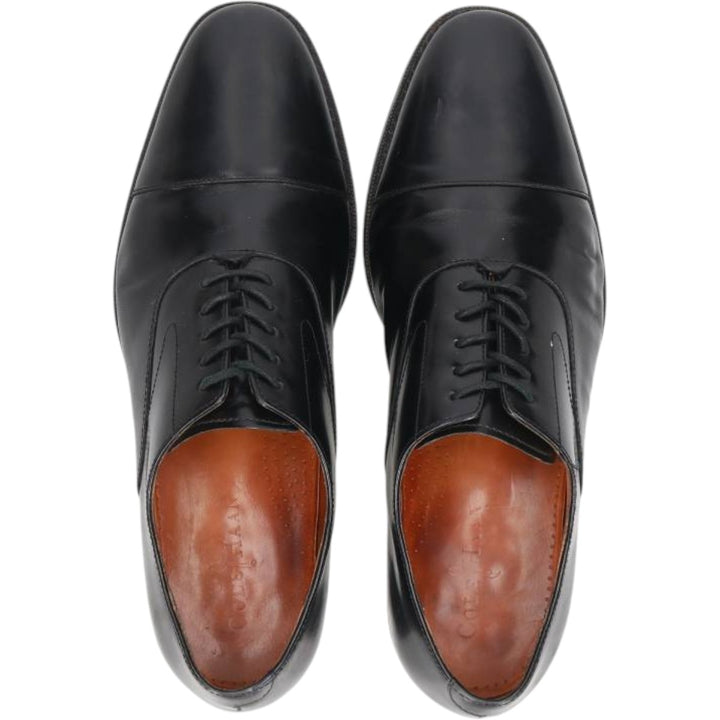 1990s Cole Haan Straight Tip Shoes, Size 10 1/2M (Men's equivalent to 11.2"), Vintage /saa015366 Men's 28.5cm unclear black type Vintage Second Hand