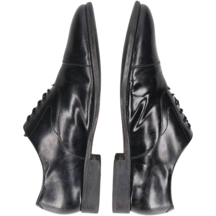 1990s Cole Haan Straight Tip Shoes, Size 10 1/2M (Men's equivalent to 11.2"), Vintage /saa015366 Men's 28.5cm unclear black type Vintage Second Hand