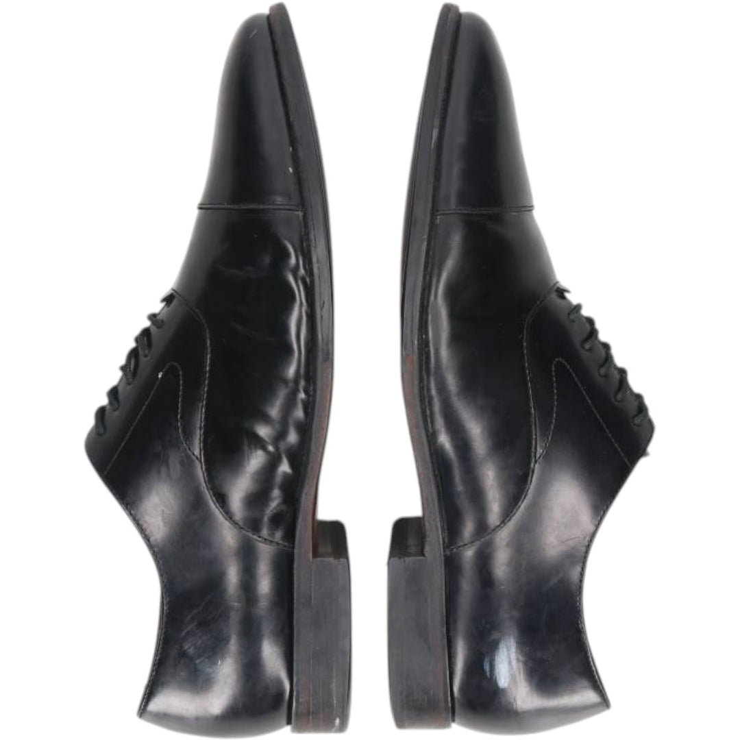 1990s Cole Haan Straight Tip Shoes, Size 10 1/2M (Men's equivalent to 11.2"), Vintage /saa015366 Men's 28.5cm unclear black type Vintage Second Hand