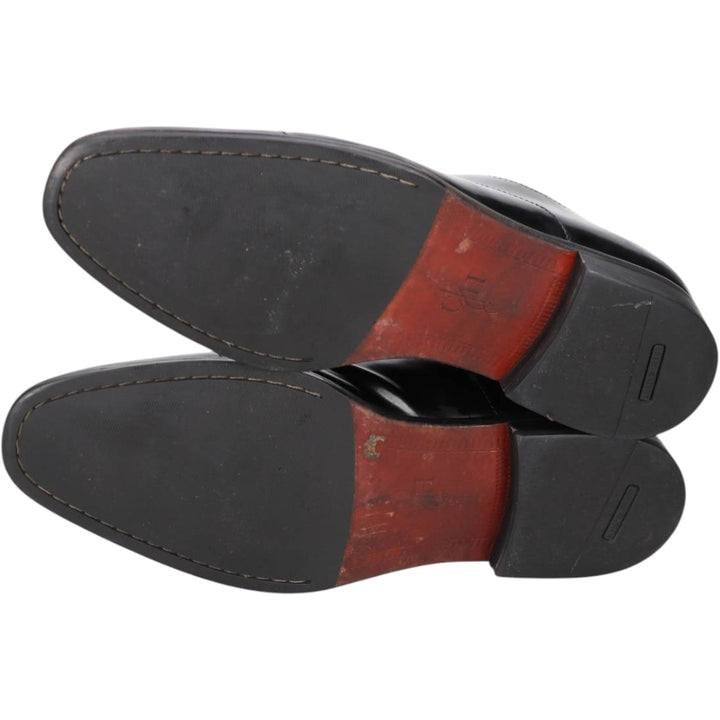 1990s Cole Haan Straight Tip Shoes, Size 10 1/2M (Men's equivalent to 11.2"), Vintage /saa015366 Men's 28.5cm unclear black type Vintage Second Hand