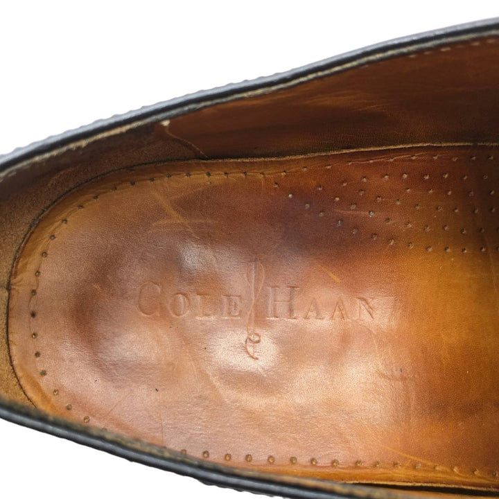 1990s Cole Haan Straight Tip Shoes, Size 10 1/2M (Men's equivalent to 11.2"), Vintage /saa015366 Men's 28.5cm unclear black type Vintage Second Hand
