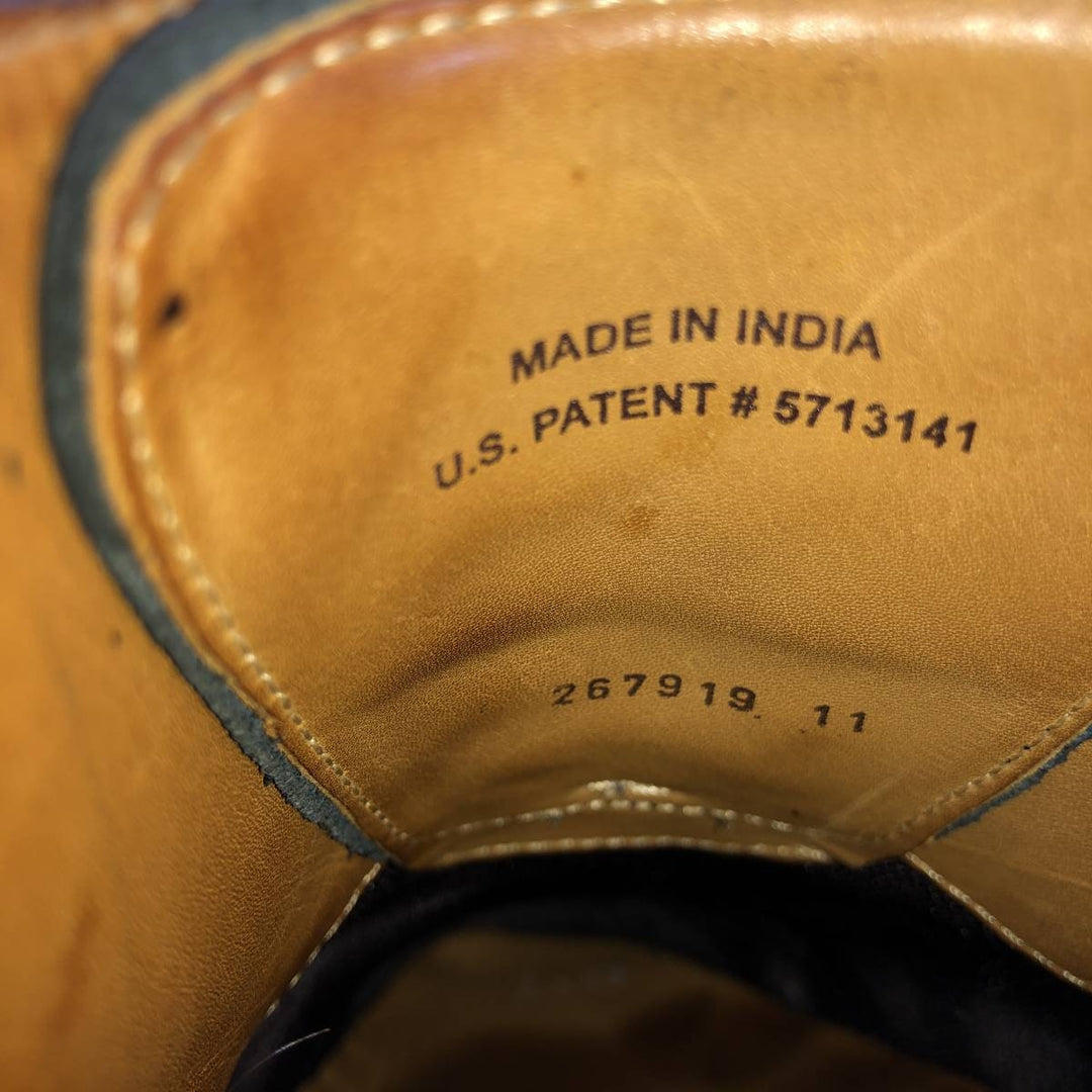 1990s Cole Haan Straight Tip Shoes, Size 10 1/2M (Men's equivalent to 11.2"), Vintage /saa015366 Men's 28.5cm unclear black type Vintage Second Hand