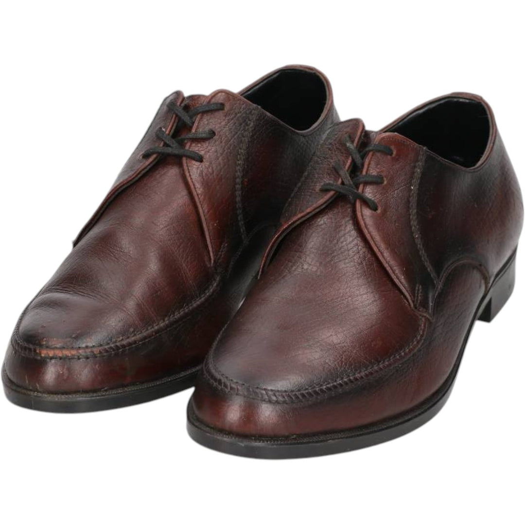 GATWICK U-tip shoes, size 8 EEE Men's 26.0cm genuine leather burgundy type Vintage Second Hand