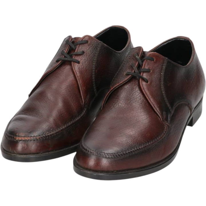 GATWICK U-tip shoes, size 8 EEE Men's 26.0cm genuine leather burgundy type Vintage Second Hand