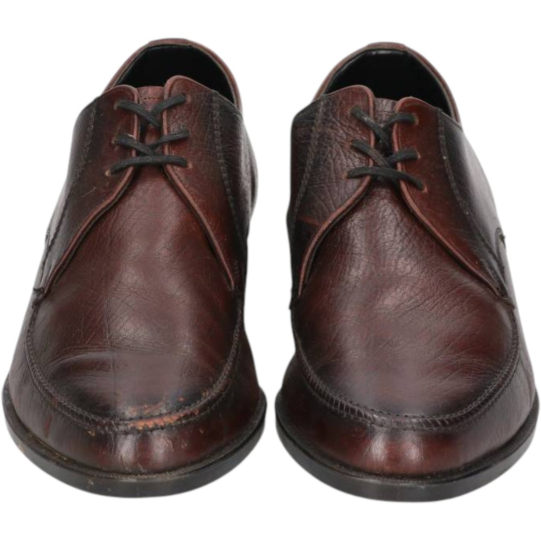 GATWICK U-tip shoes, size 8 EEE Men's 26.0cm genuine leather burgundy type Vintage Second Hand