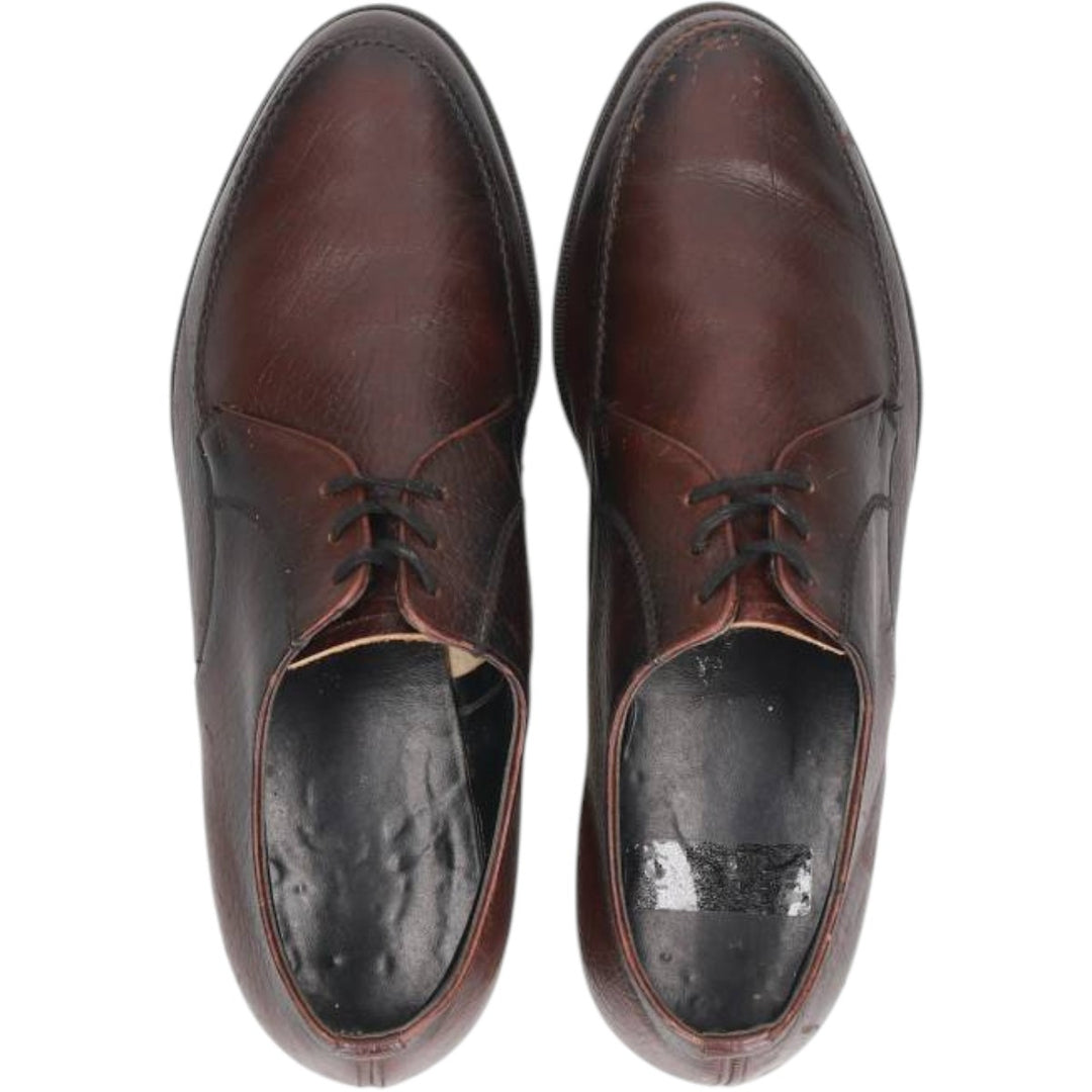 GATWICK U-tip shoes, size 8 EEE Men's 26.0cm genuine leather burgundy type Vintage Second Hand