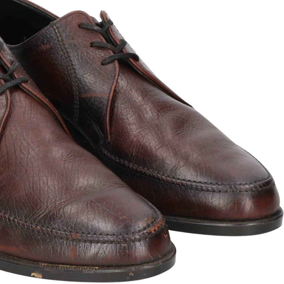 GATWICK U-tip shoes, size 8 EEE Men's 26.0cm genuine leather burgundy type Vintage Second Hand