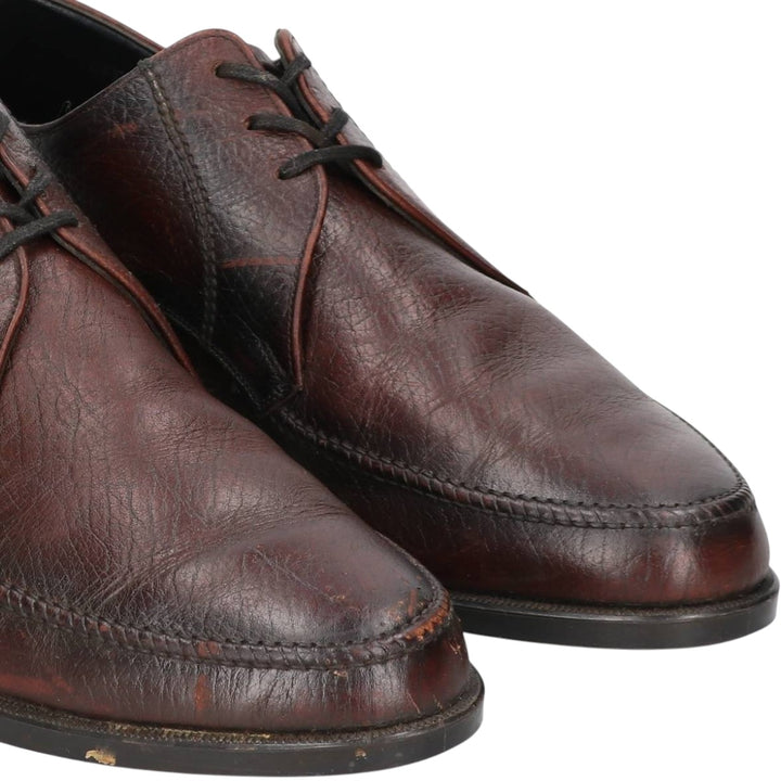 GATWICK U-tip shoes, size 8 EEE Men's 26.0cm genuine leather burgundy type Vintage Second Hand