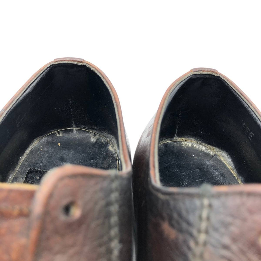 GATWICK U-tip shoes, size 8 EEE Men's 26.0cm genuine leather burgundy type Vintage Second Hand