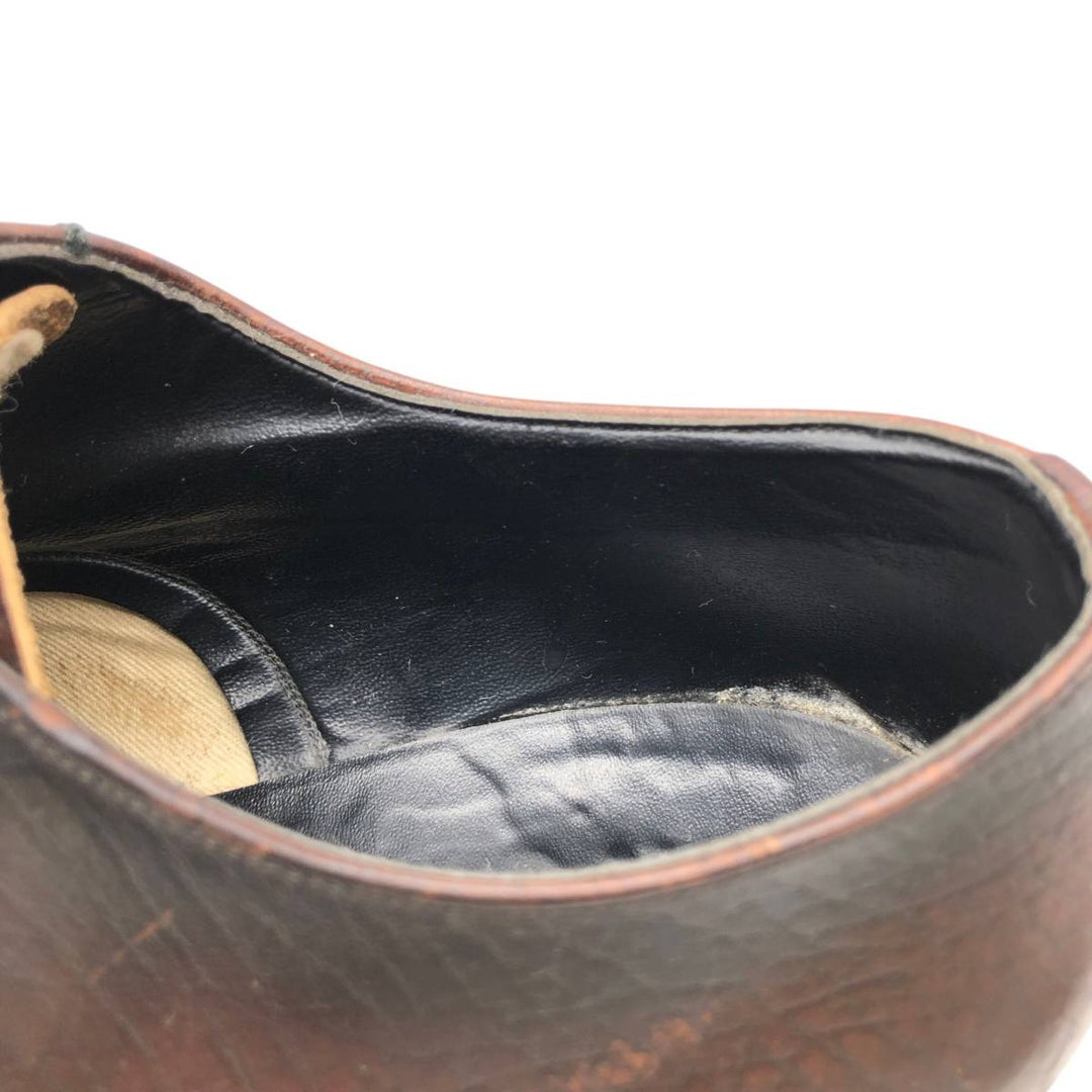 GATWICK U-tip shoes, size 8 EEE Men's 26.0cm genuine leather burgundy type Vintage Second Hand