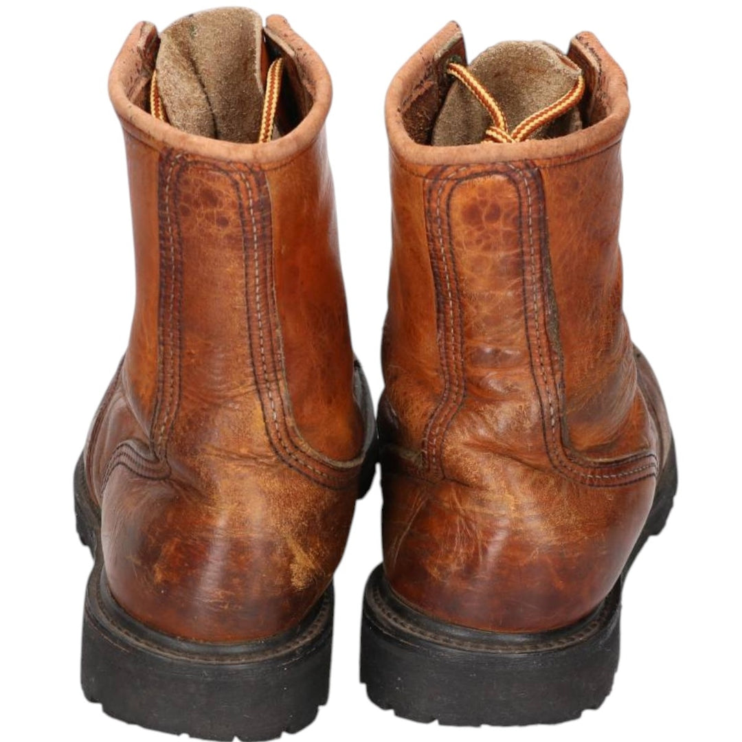 90s Red Wing Steel Toe Work Boots, Made in USA, Men's Size 10.4" (approx.), Vintage /saa015376 Men's 26.5cm unclear brown type Vintage Second Hand
