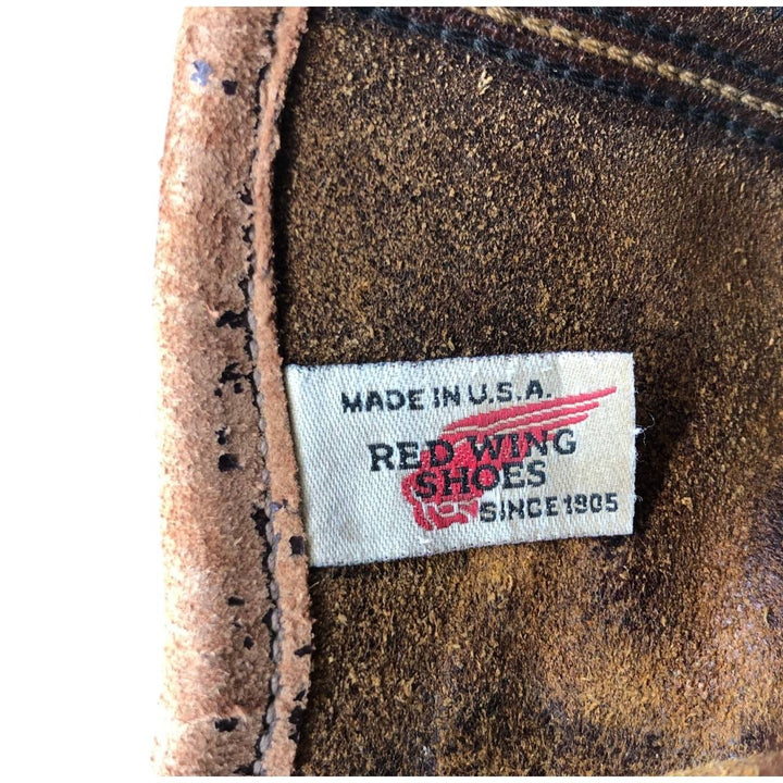 90s Red Wing Steel Toe Work Boots, Made in USA, Men's Size 10.4" (approx.), Vintage /saa015376 Men's 26.5cm unclear brown type Vintage Second Hand