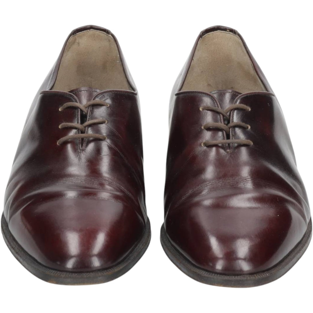 Florsheim Royal Imperial Plain Toe Shoes, Made in Italy, Size 7 (3E) Women's 24.0cm unclear burgundy type Vintage Second Hand