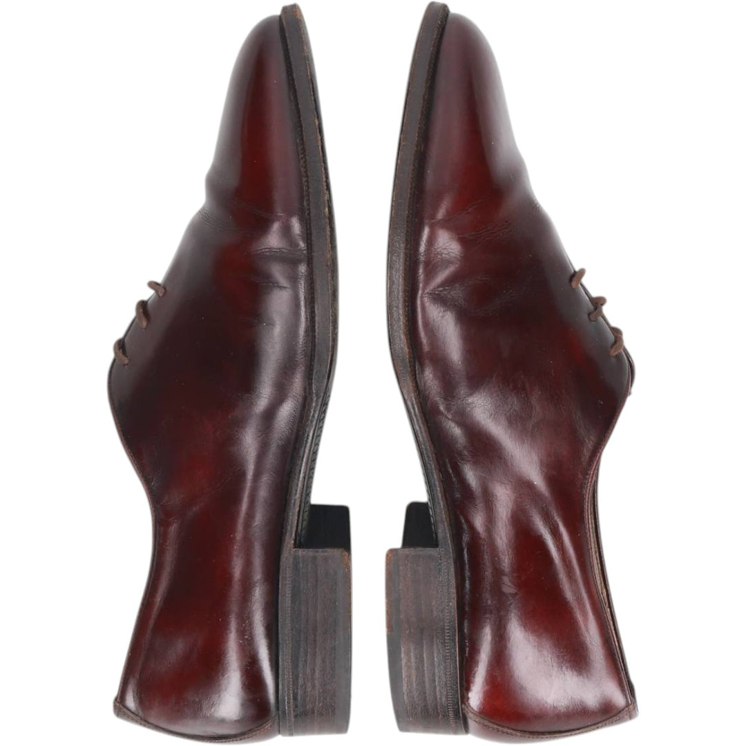 Florsheim Royal Imperial Plain Toe Shoes, Made in Italy, Size 7 (3E) Women's 24.0cm unclear burgundy type Vintage Second Hand