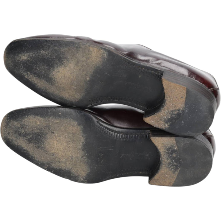 Florsheim Royal Imperial Plain Toe Shoes, Made in Italy, Size 7 (3E) Women's 24.0cm unclear burgundy type Vintage Second Hand
