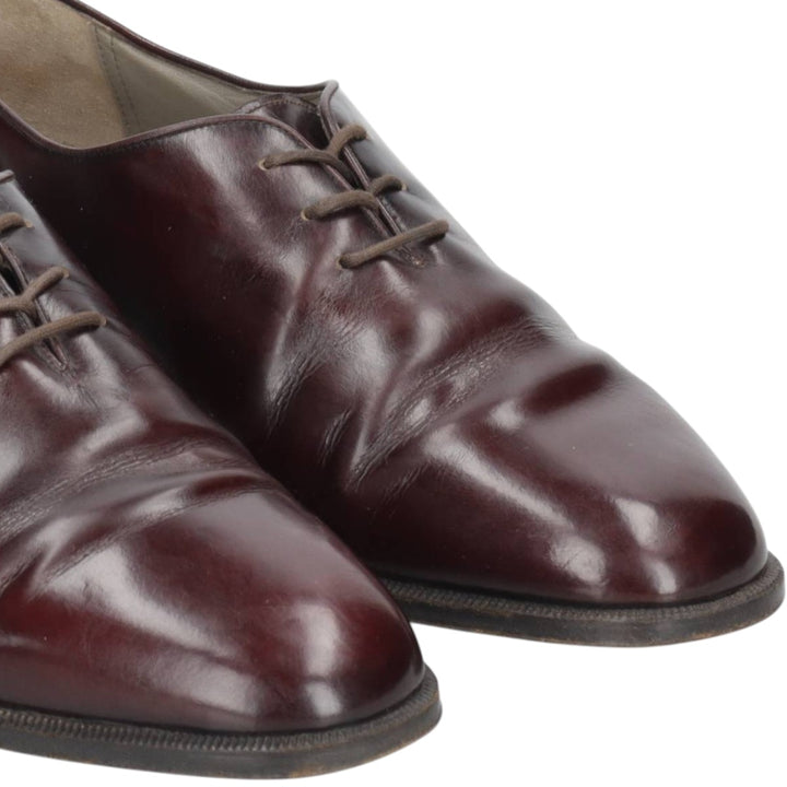 Florsheim Royal Imperial Plain Toe Shoes, Made in Italy, Size 7 (3E) Women's 24.0cm unclear burgundy type Vintage Second Hand