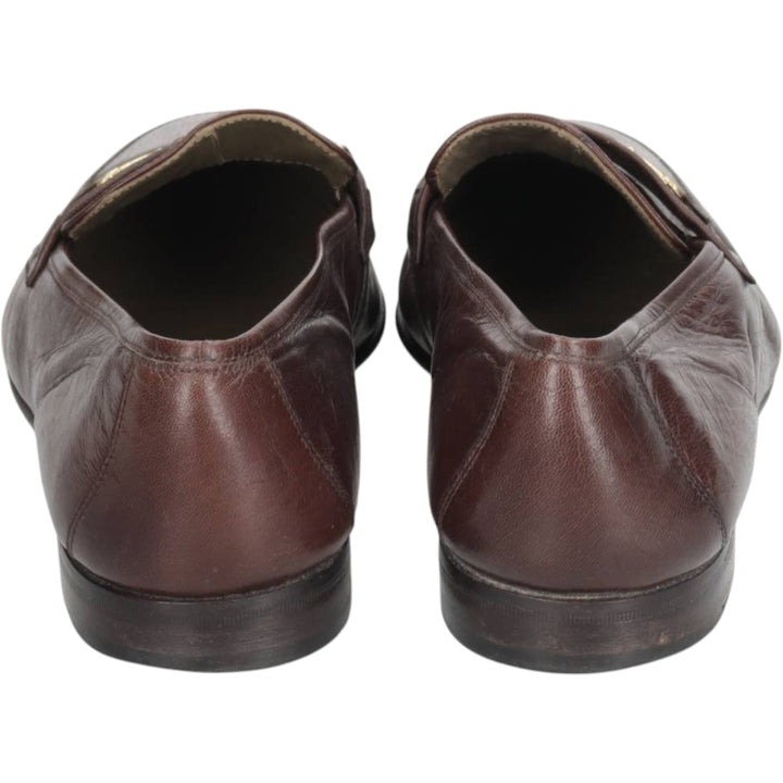 Pierre Cardin PARIS Bit Loafers, Size 40 Women's 26.0cm genuine leather brown type Vintage Second Hand