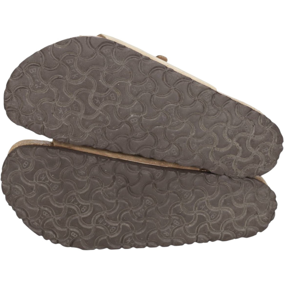 Birkenstock Granada Comfort Sandals, Made in Germany, Size 40 Women's 25.0cm genuine leather beige type brown Vintage Second Hand